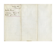Clara Barton Autograph Letter Signed to General Benjamin Butler, Introducing Butler to the Irish Abolitionist Richard D. Webb -- ''...the friend of freedom & human rights everywhere...''